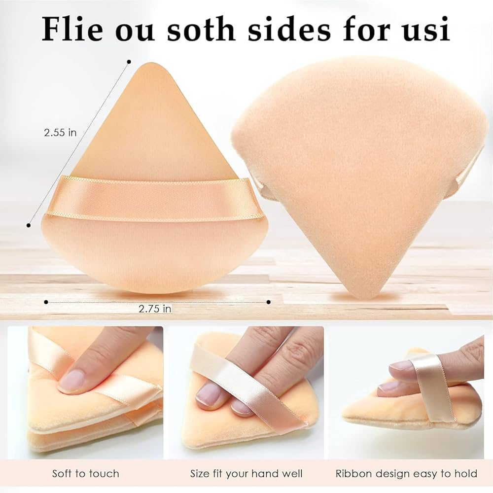 Makeup Powder Puff Triangular